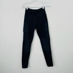 PrAna Black Zipper Pocket Soft Ankle Leggings Women’s Size XS